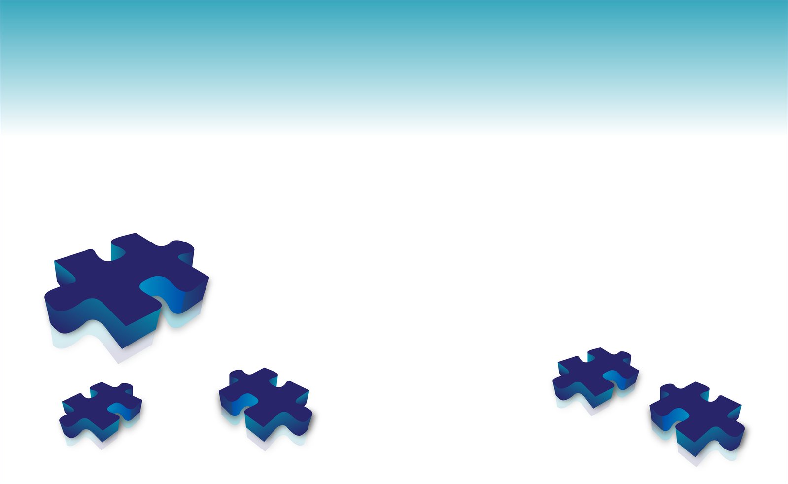 a bunch of blue pieces sitting on top of each other