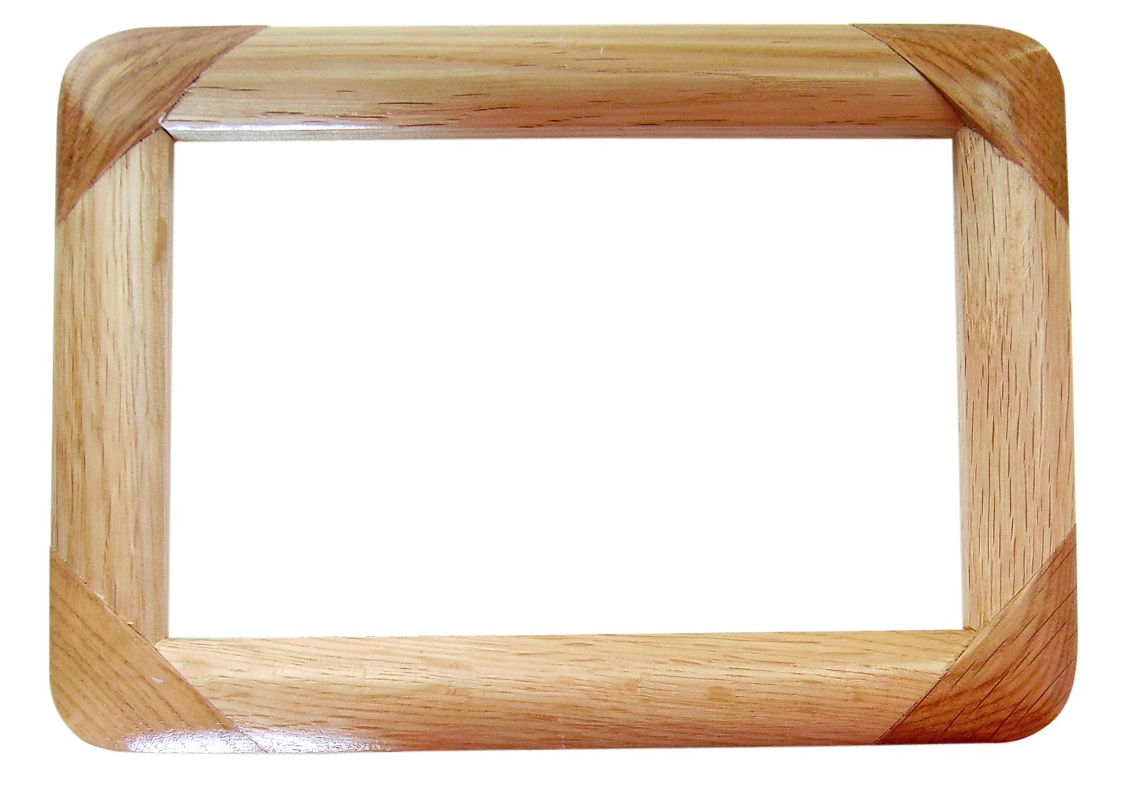 an abstract wood frame with a white background