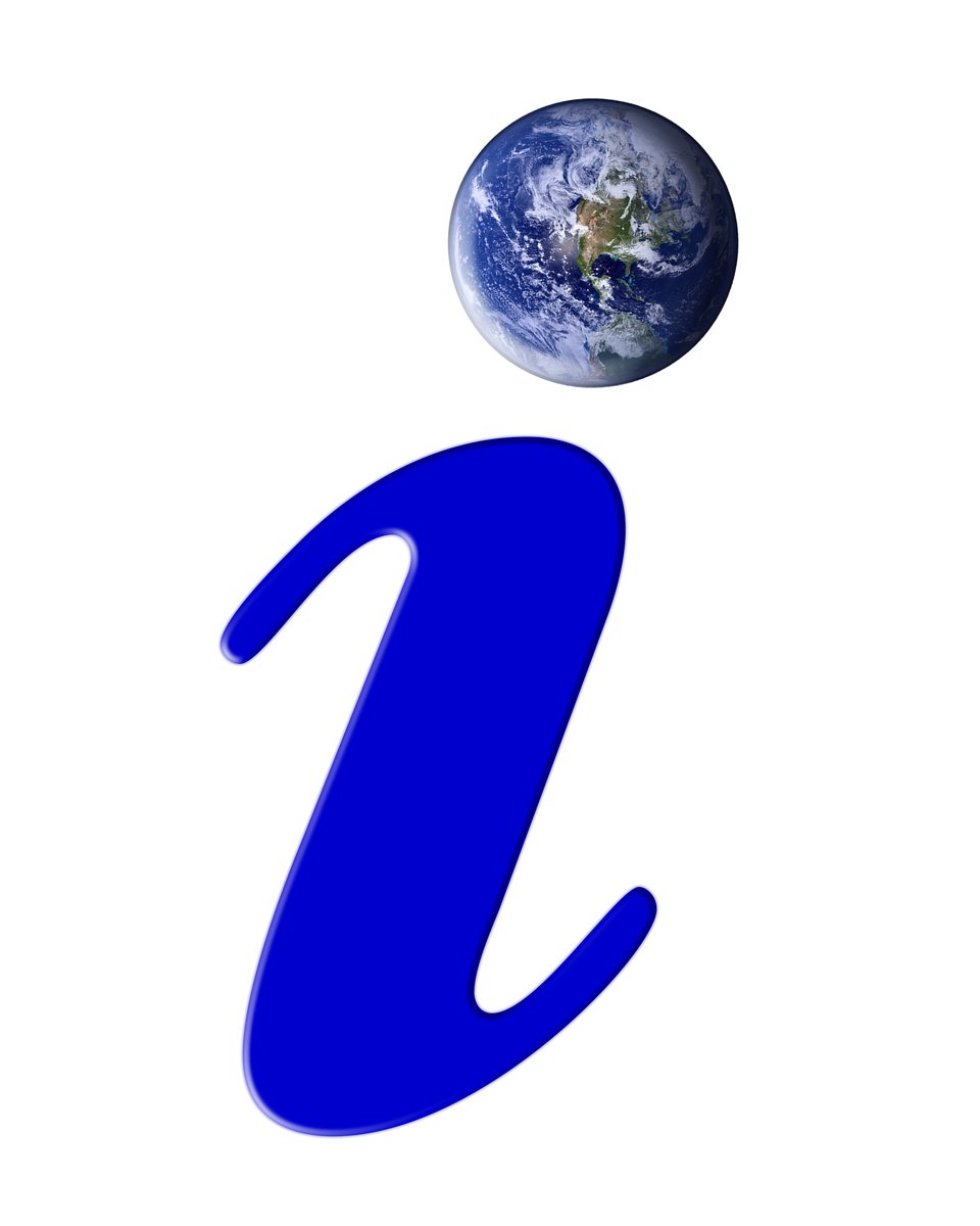 a blue d shaped logo in front of the earth