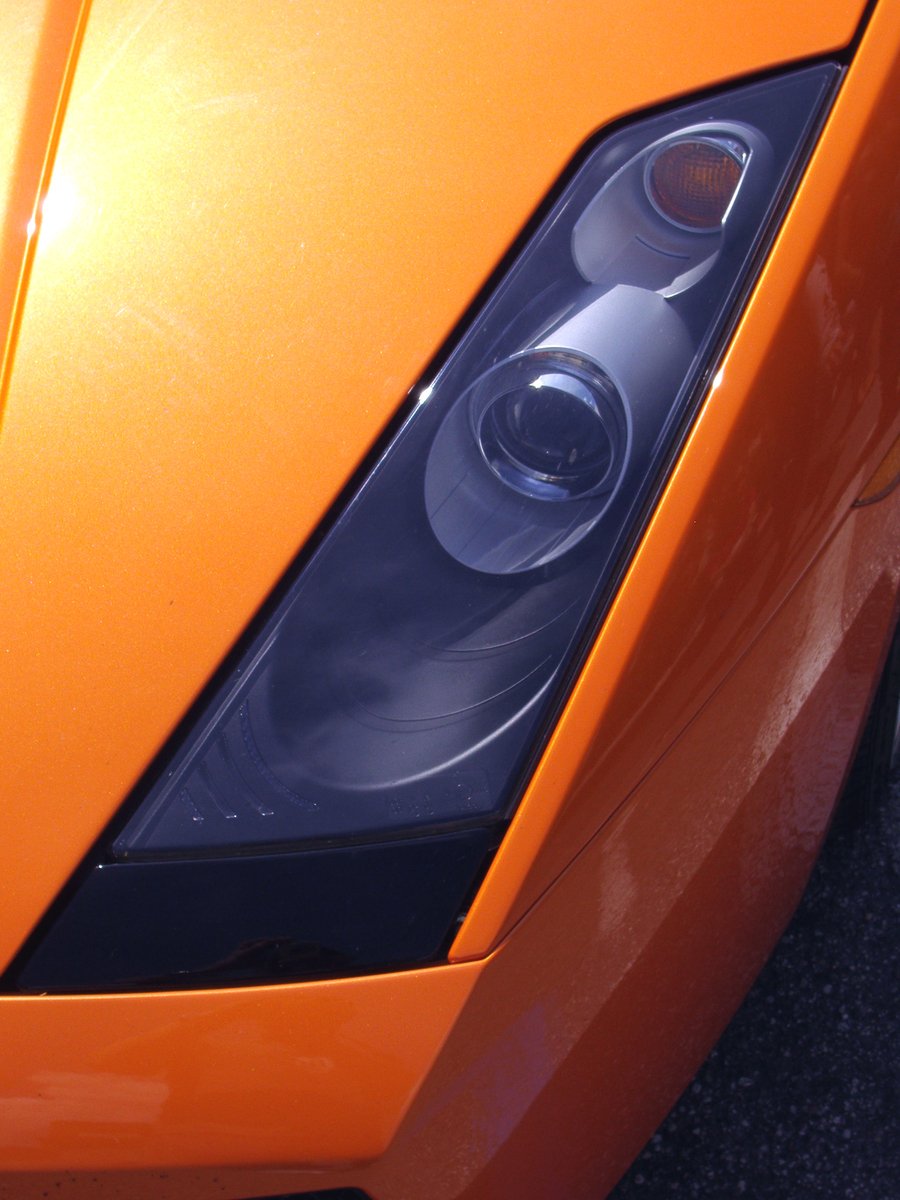 the close up of a car with speakers on it