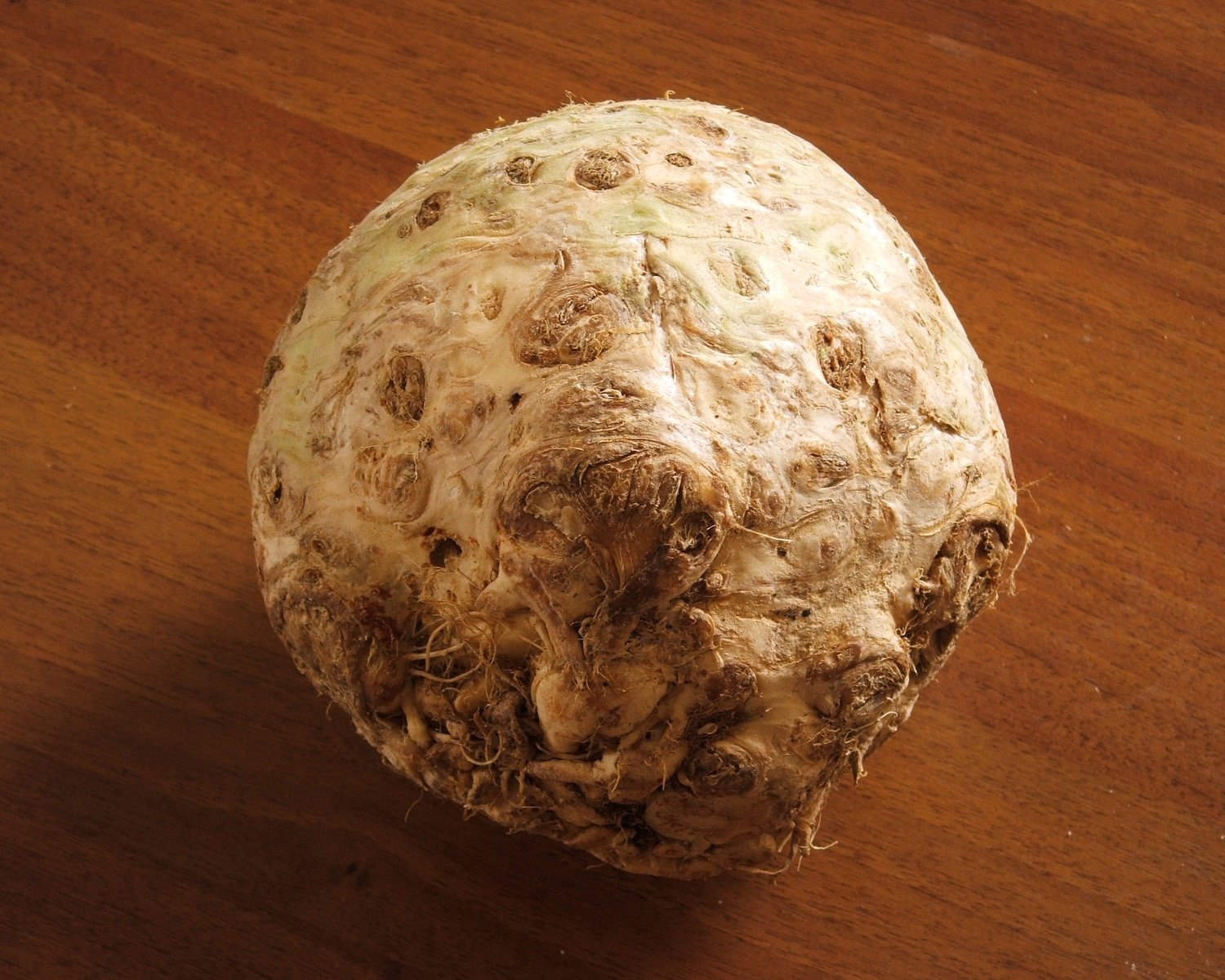 an old, rotten vegetable that is on a table