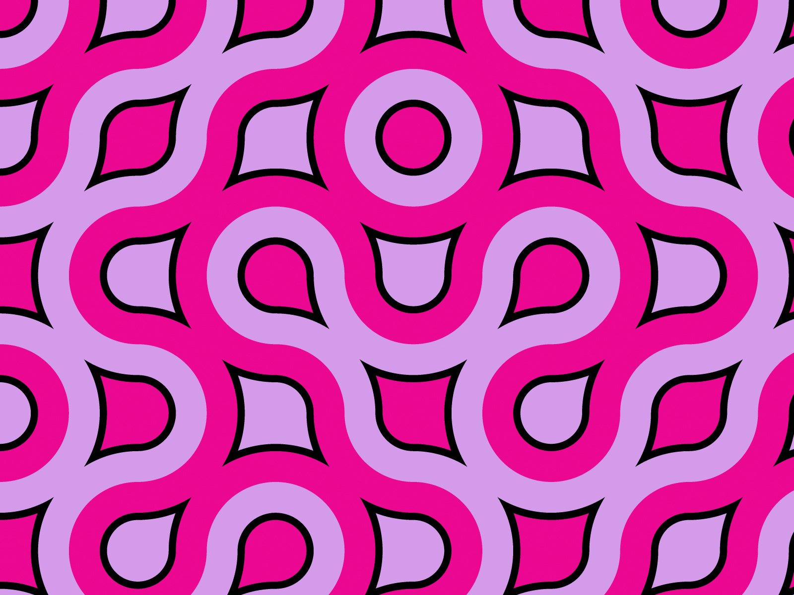 a pink and purple geometric design is seen here