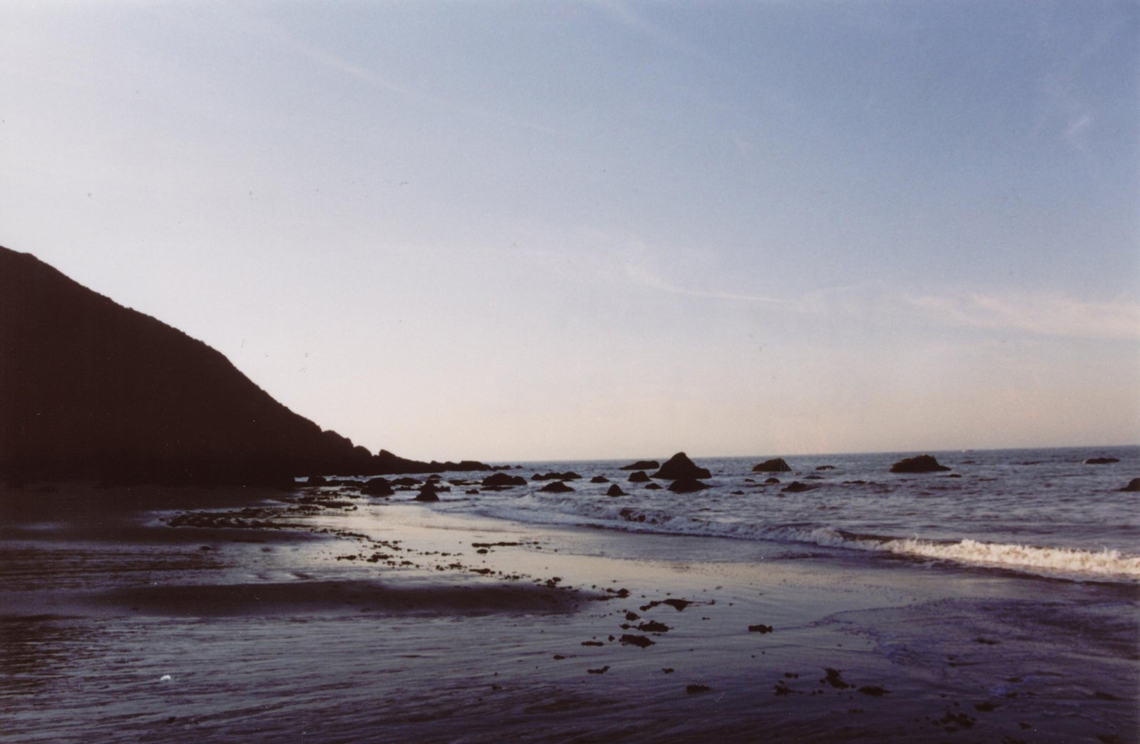 a po taken at the beach and waves crashing