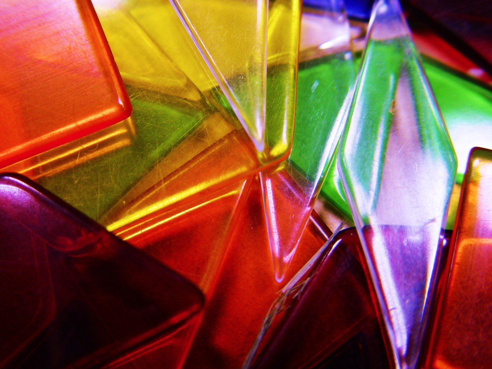 a group of different types of glass tiles