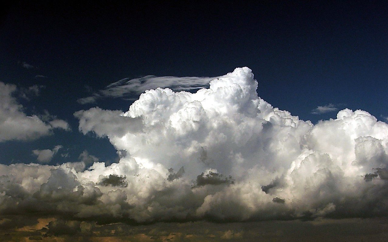 there are a large amount of clouds in the sky