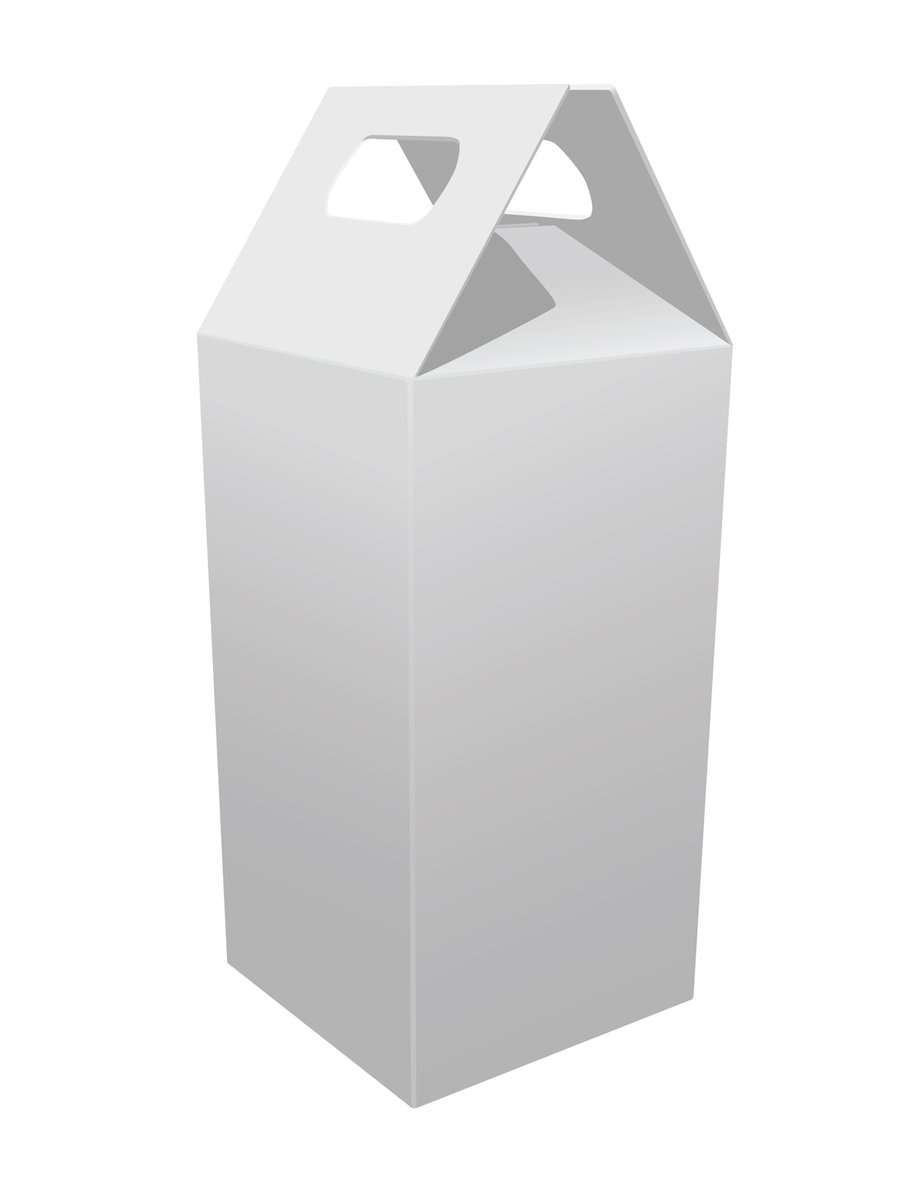 an empty milk carton for milk