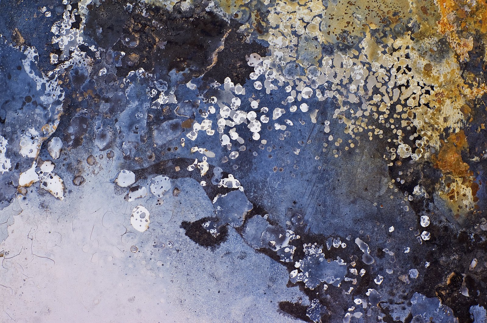 an abstract painting of the ground