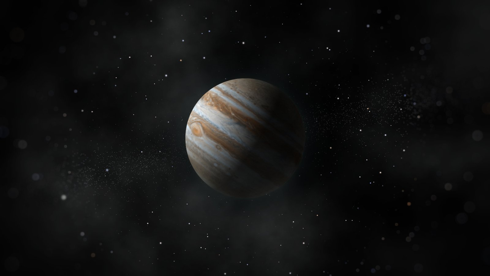 an artist's rendering of a planet in space