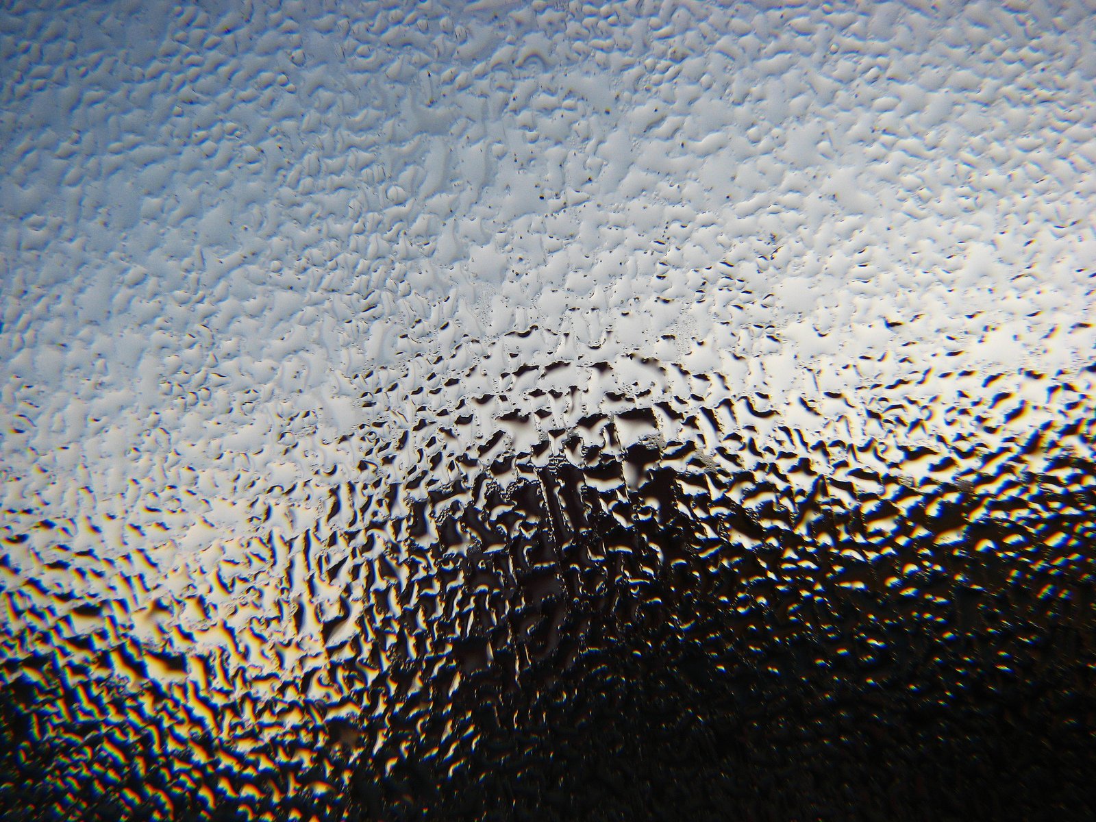 abstract image of water drops over the window