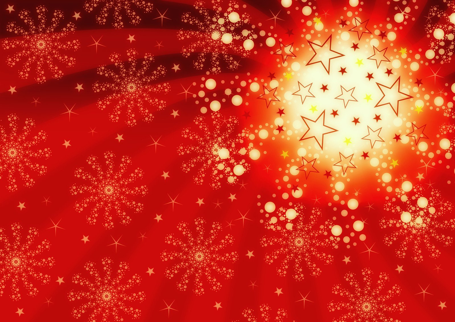 a red wallpaper with many stars in it