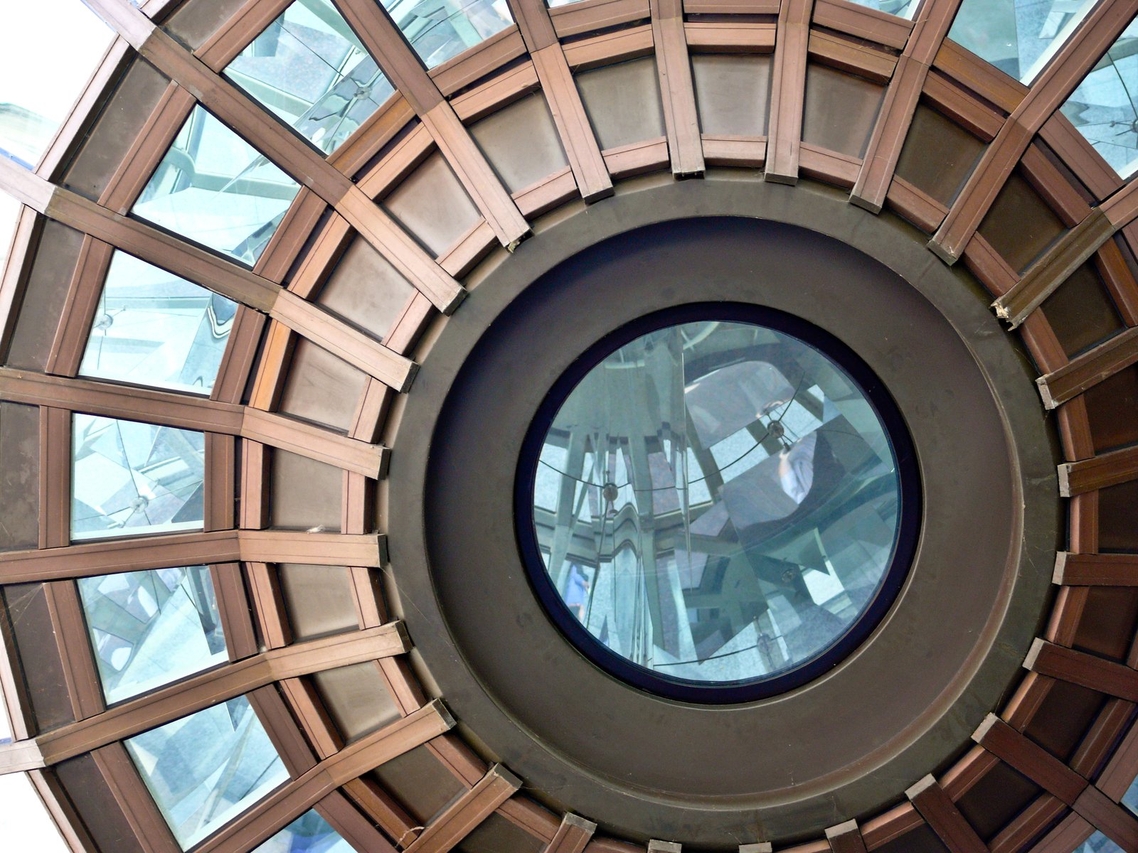 an image of a decorative window that is reflecting it