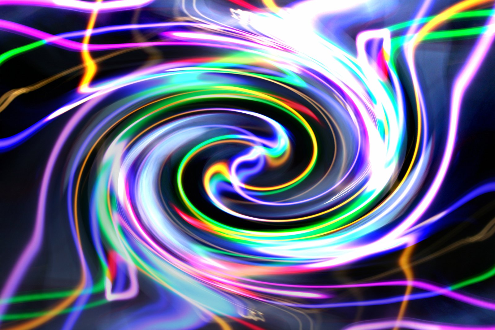 colorful swirl background with soft lines of neon colors