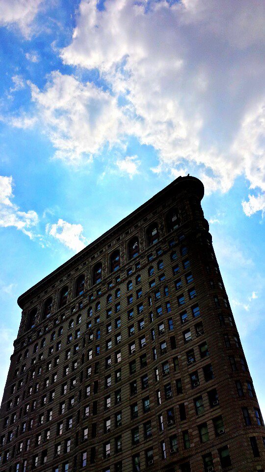 there is an old brick building that is on the side