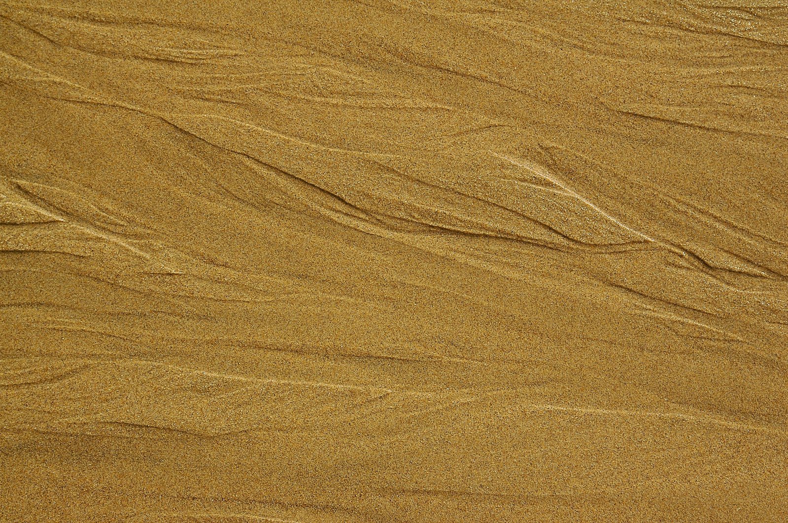 sand flowing through the middle of a sandy beach