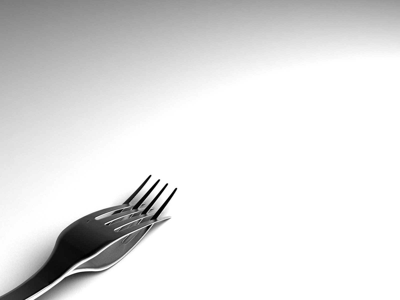 there is a fork and knife that looks like an abstract piece