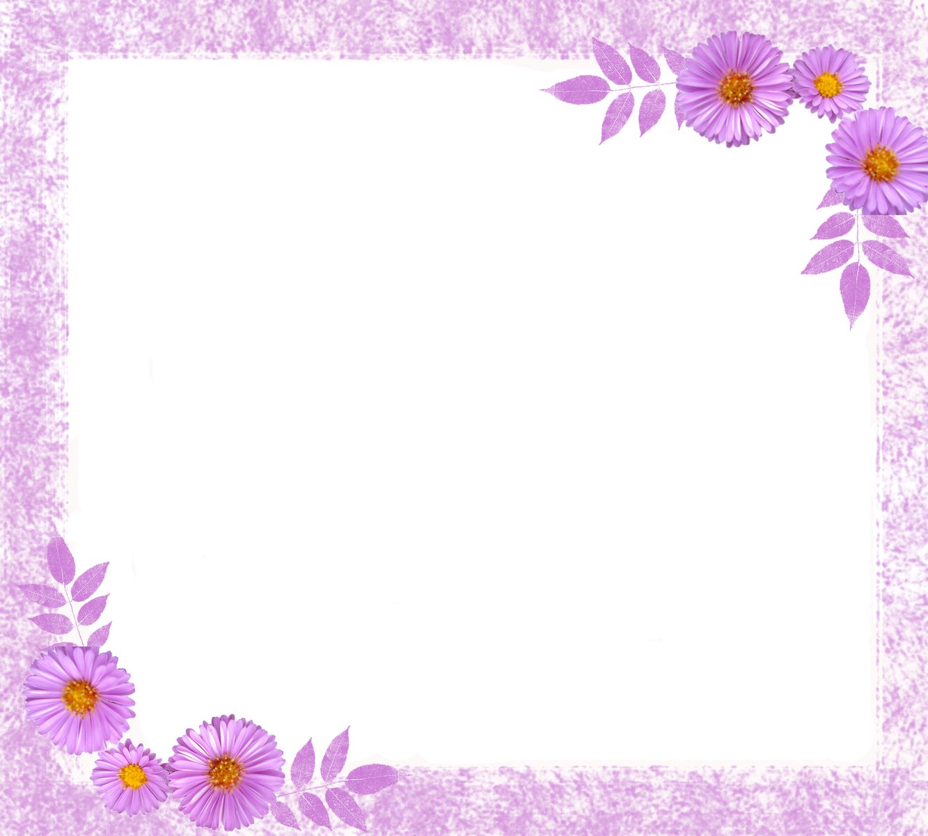 an ornate po frame is set on top of lavender paper