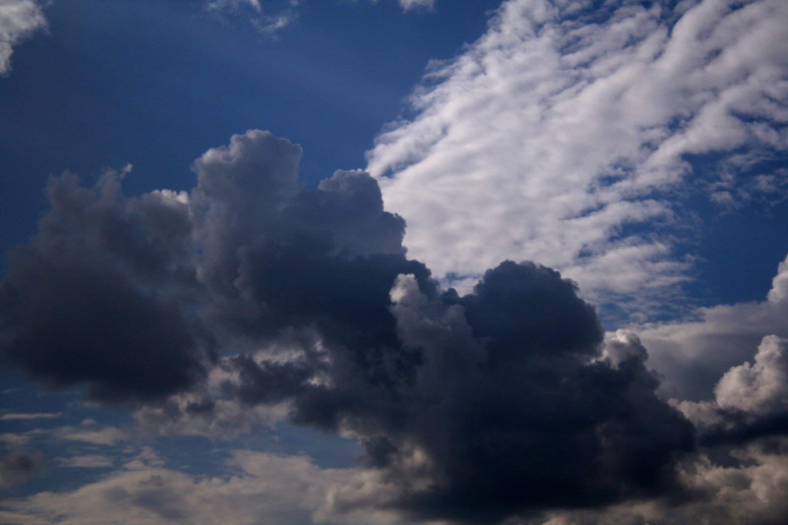 a very big group of clouds in the sky