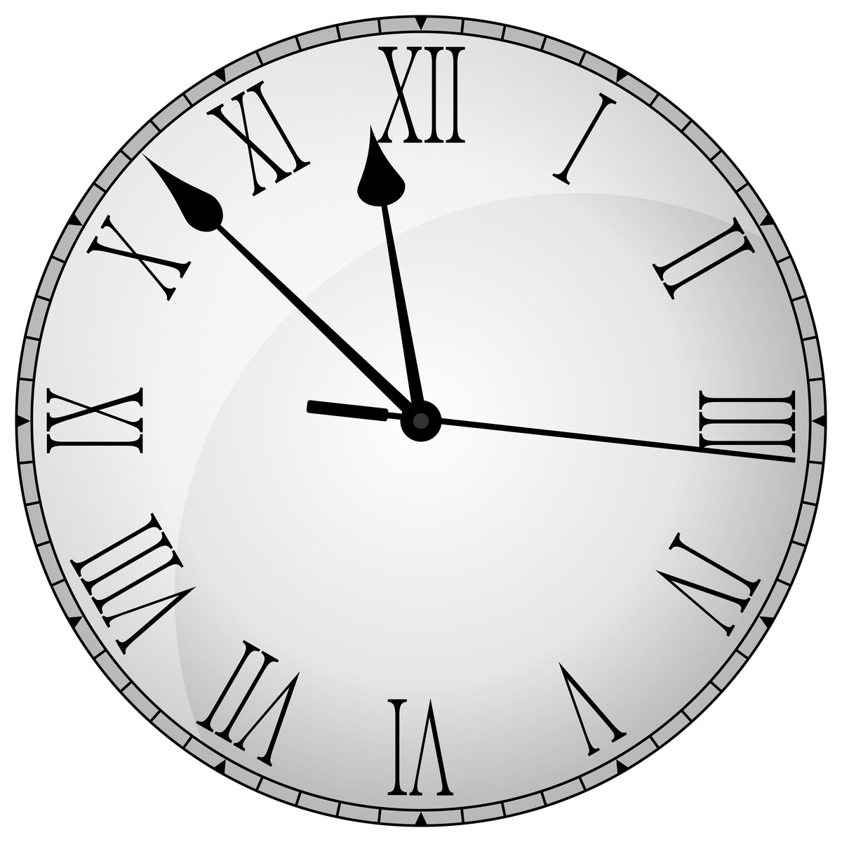 a clock showing the time of three o'clock