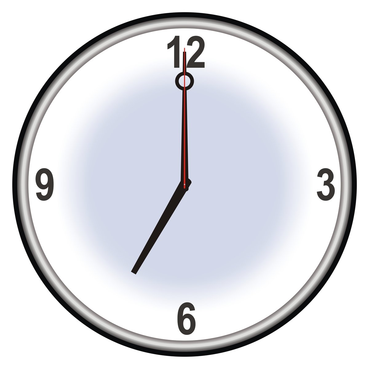 a clock showing the time two and three o'clock face