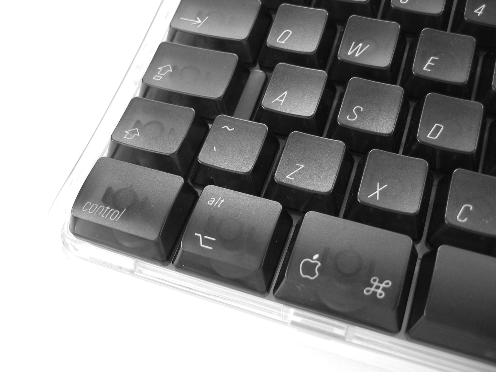 a keyboard with the top of it turned upside down