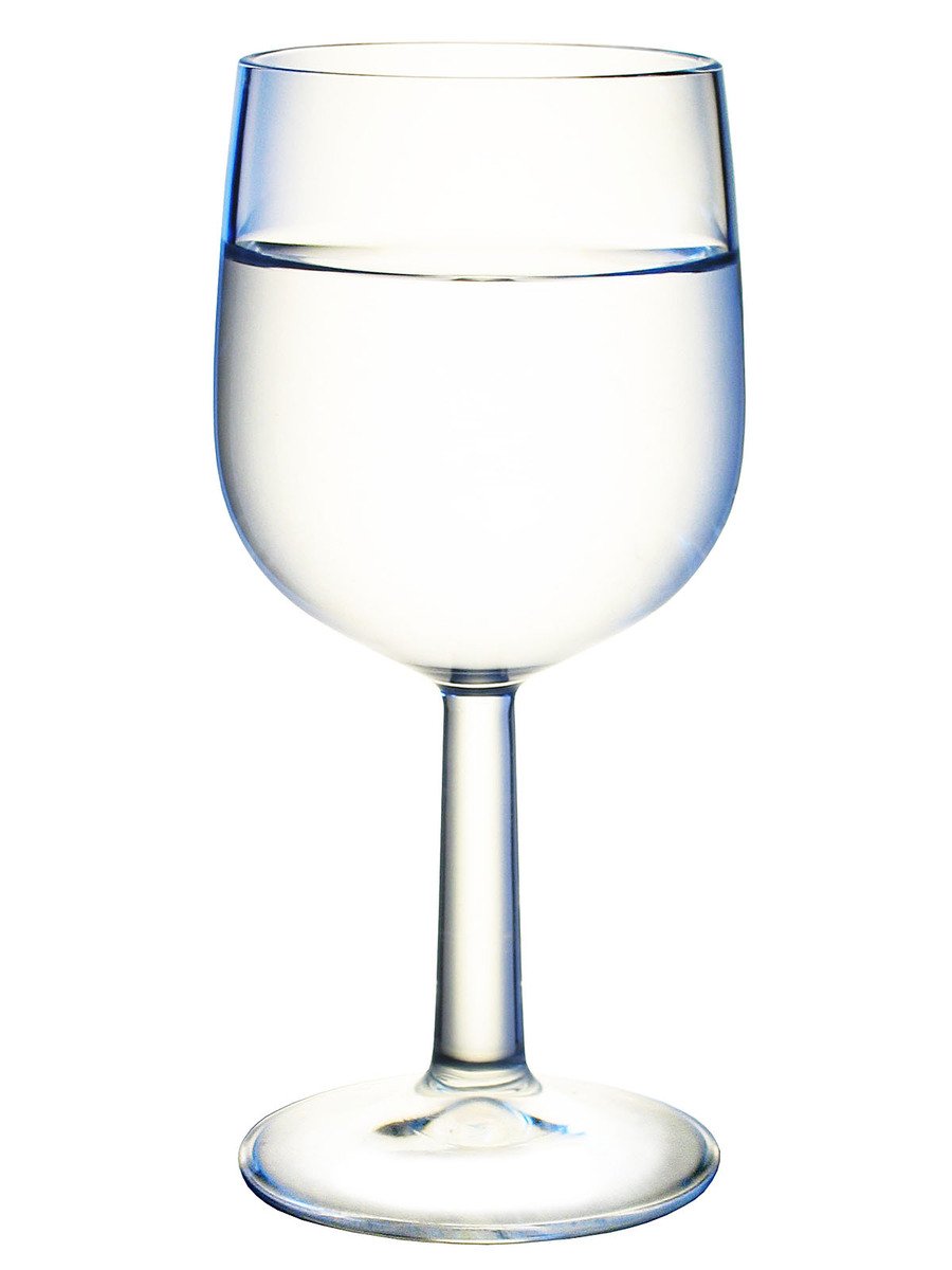 a close up view of a wine glass