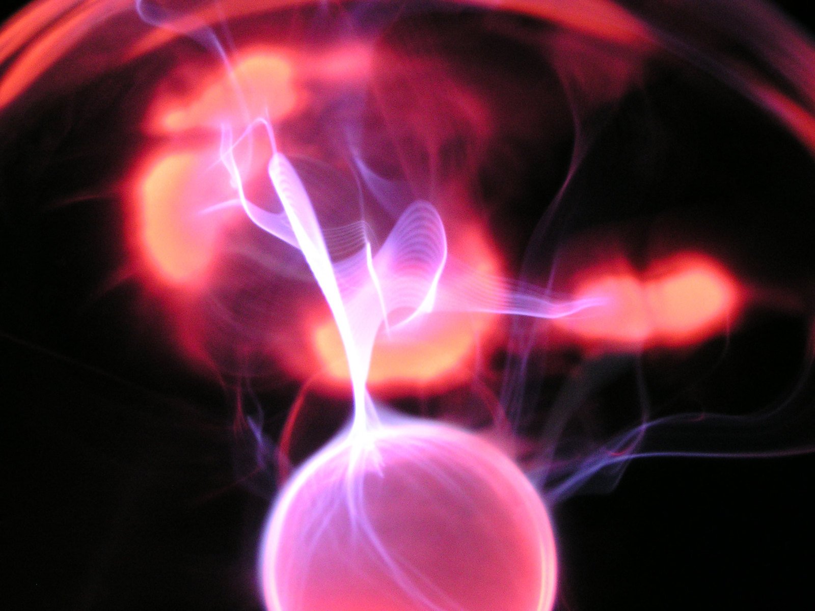 the red blur is shining around a round object