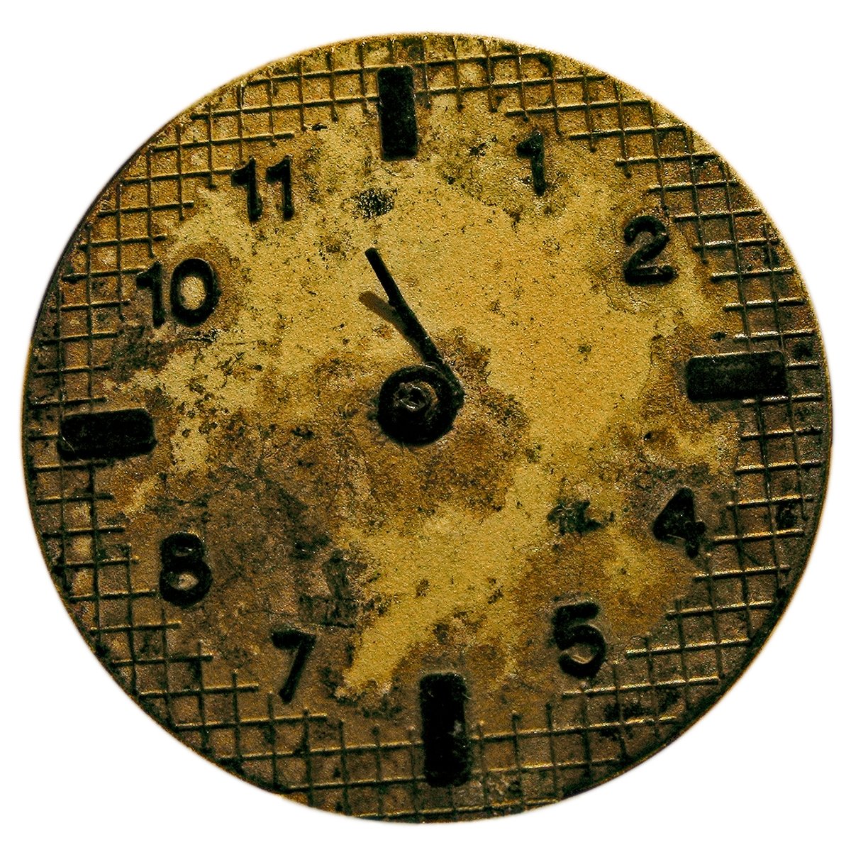 this is an image of an old looking clock