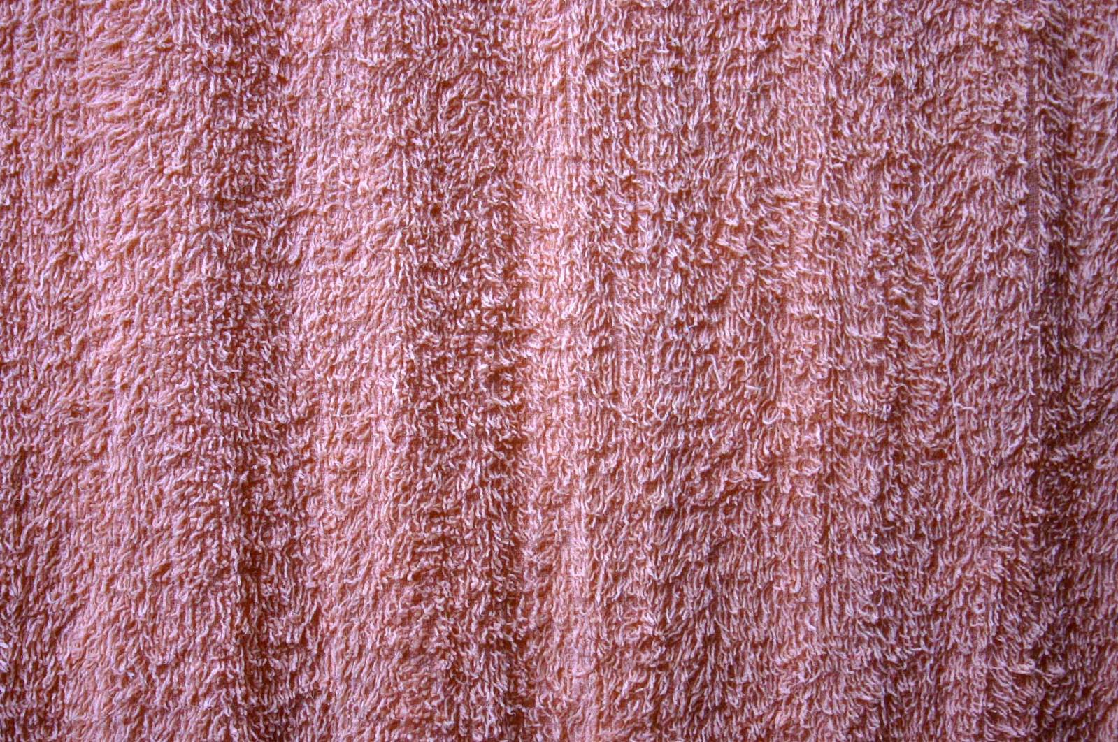 the pink color of a bathrobe is very soft