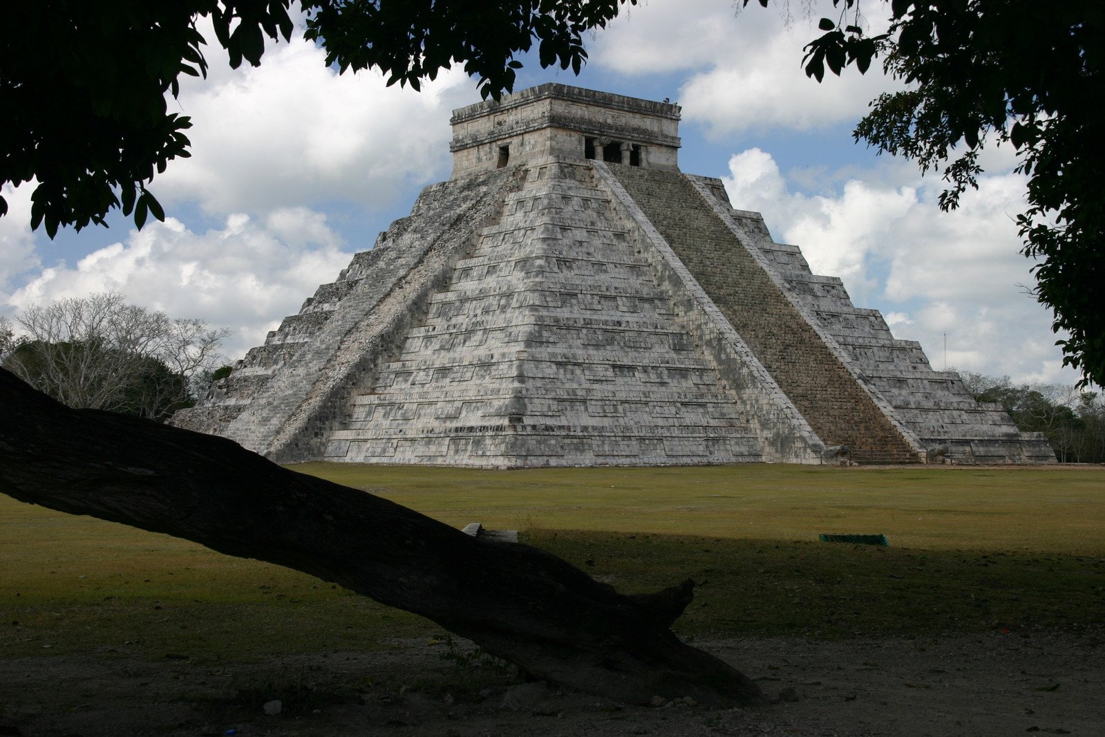 this ancient structure seems to be built on top of a huge hill