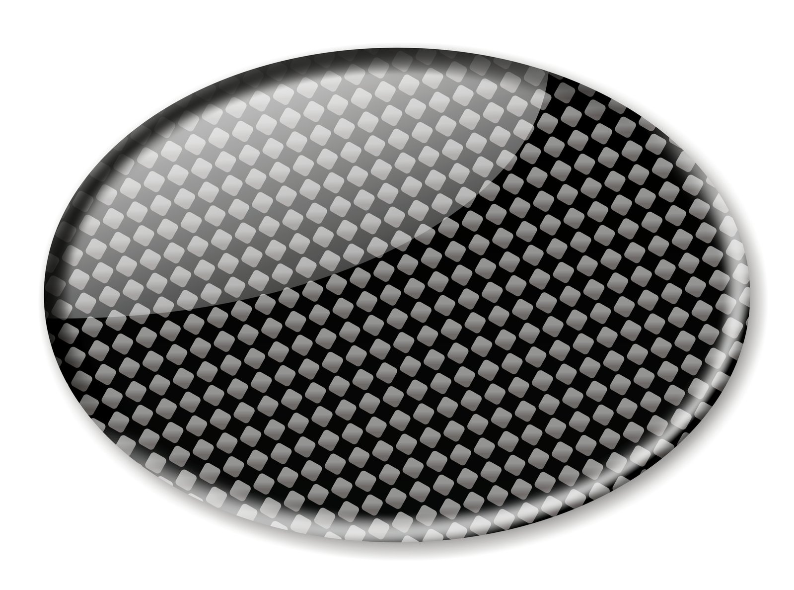 the dark gray circle of a checkerboard pattern is placed on top of a white surface
