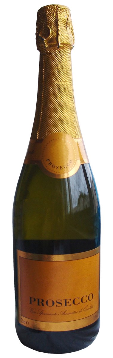an image of a bottle of champagne