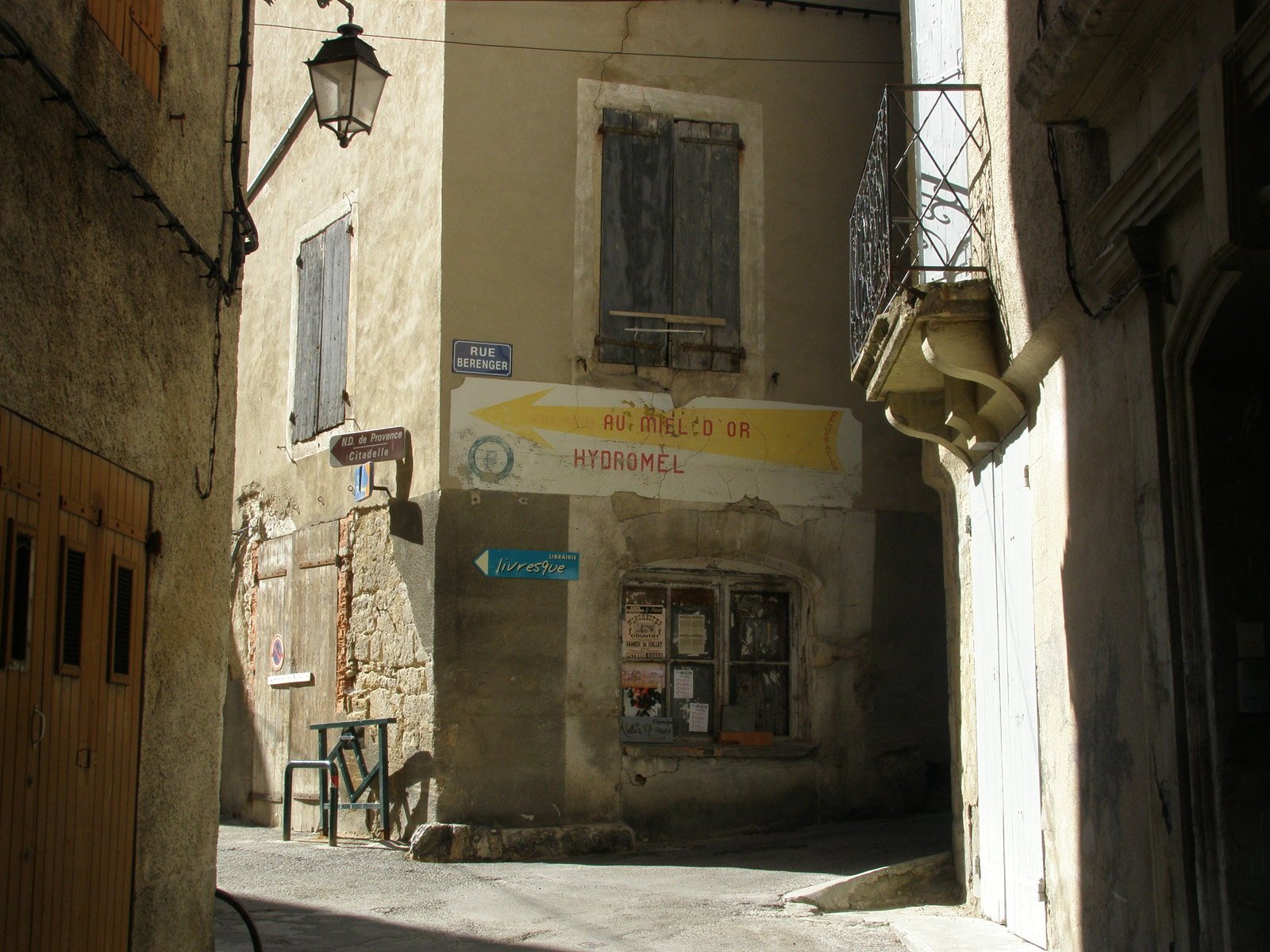 old - fashioned street with an outside store