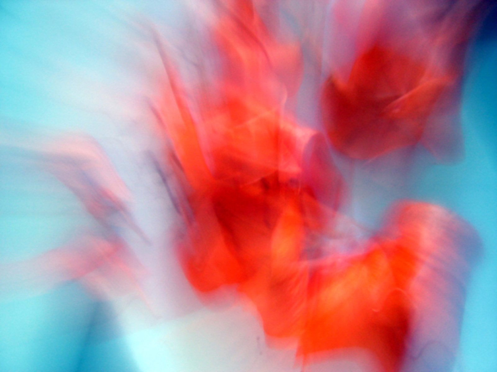 red abstract blurry image with an interesting pattern