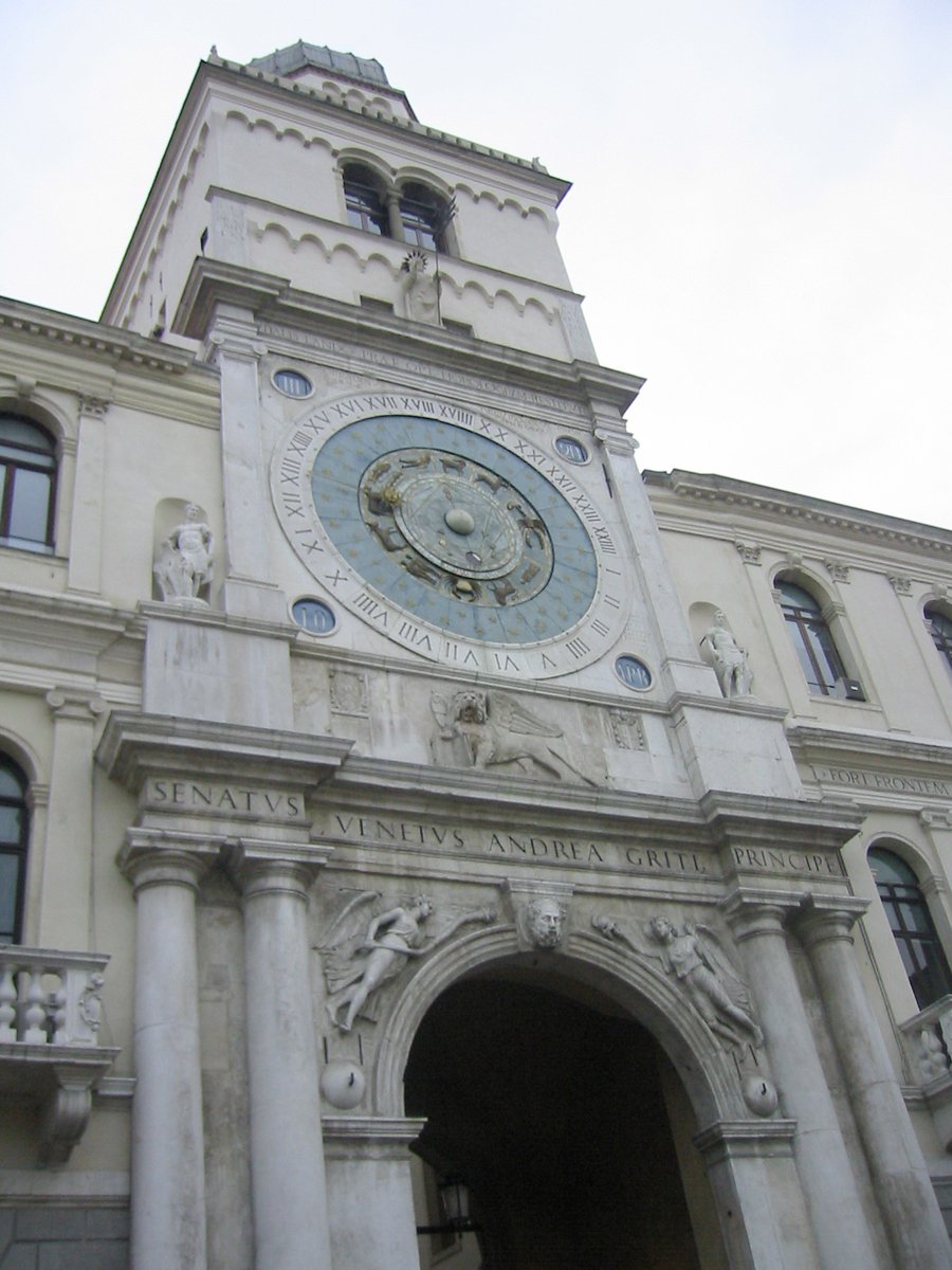 a large building that has a clock above it