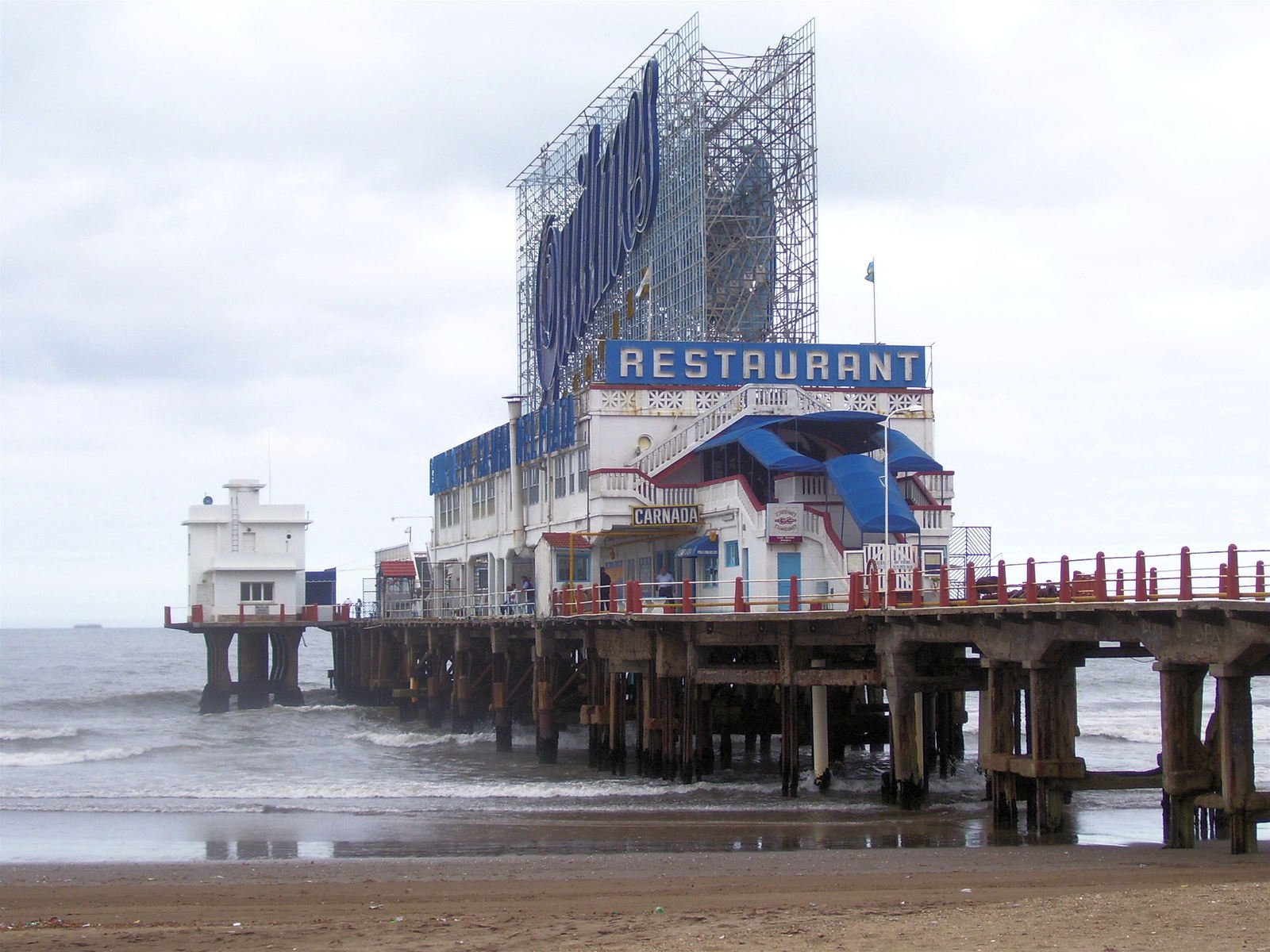 the boardwalk is still in use and has been constructed