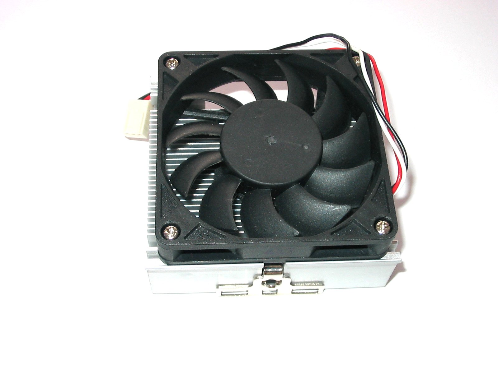 a fan that is attached to the back of a computer