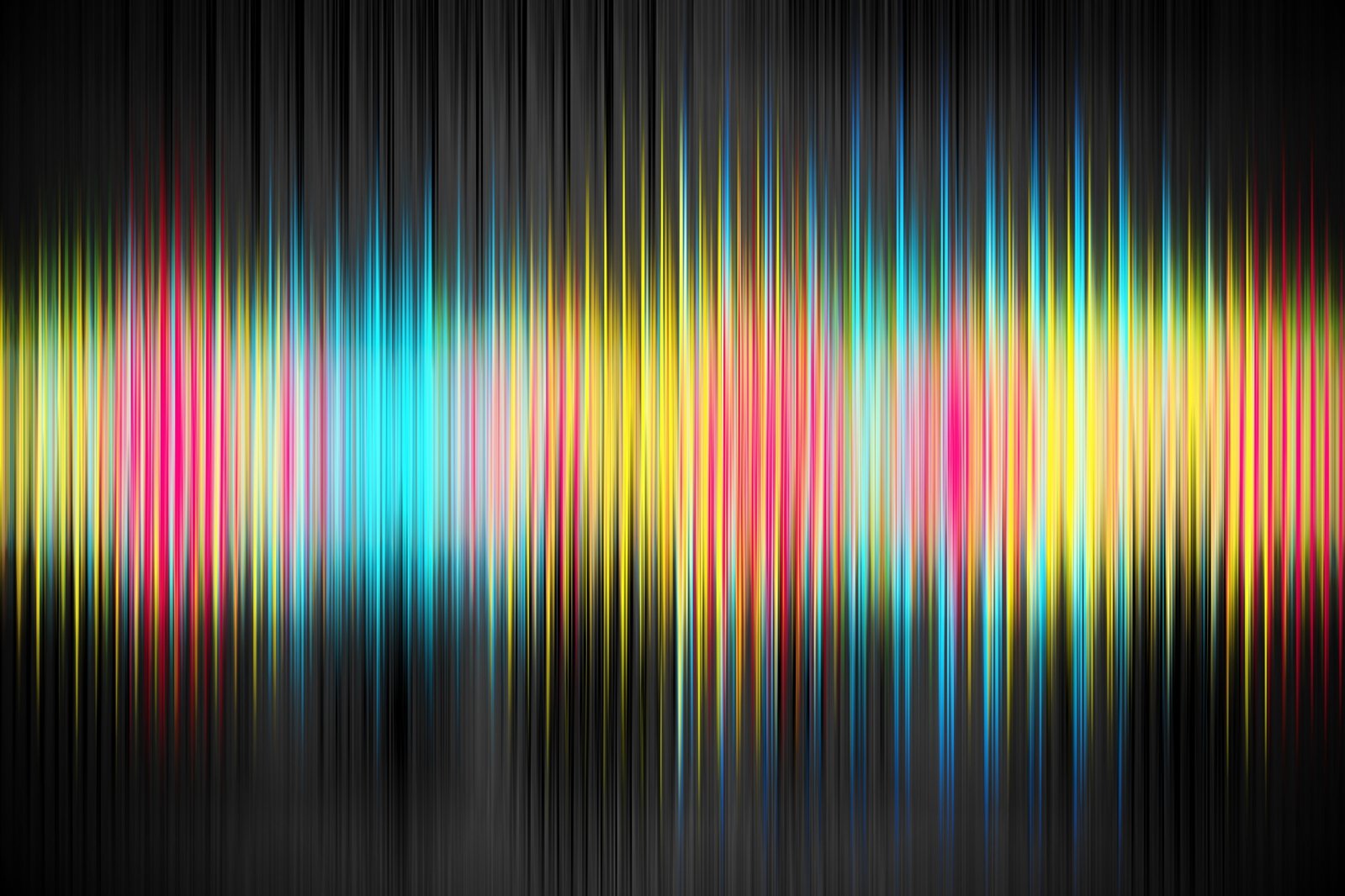 a very colorful blurry image with black lines