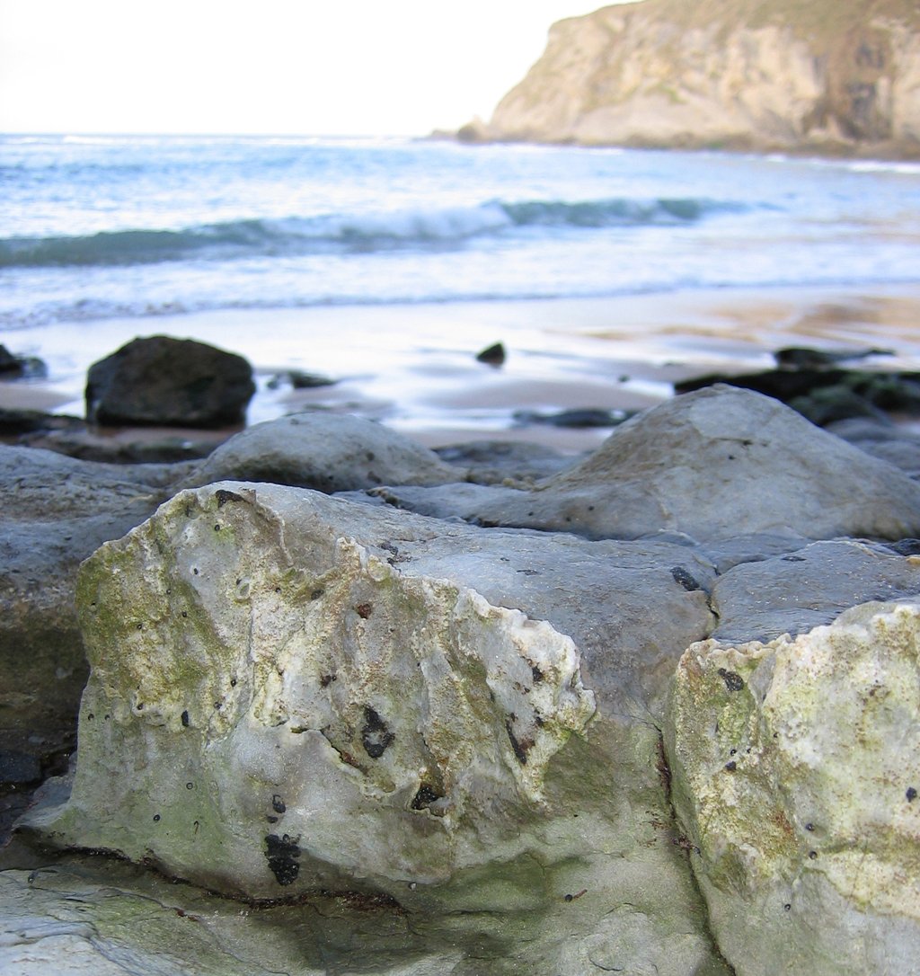 this is rocks that are made into sand