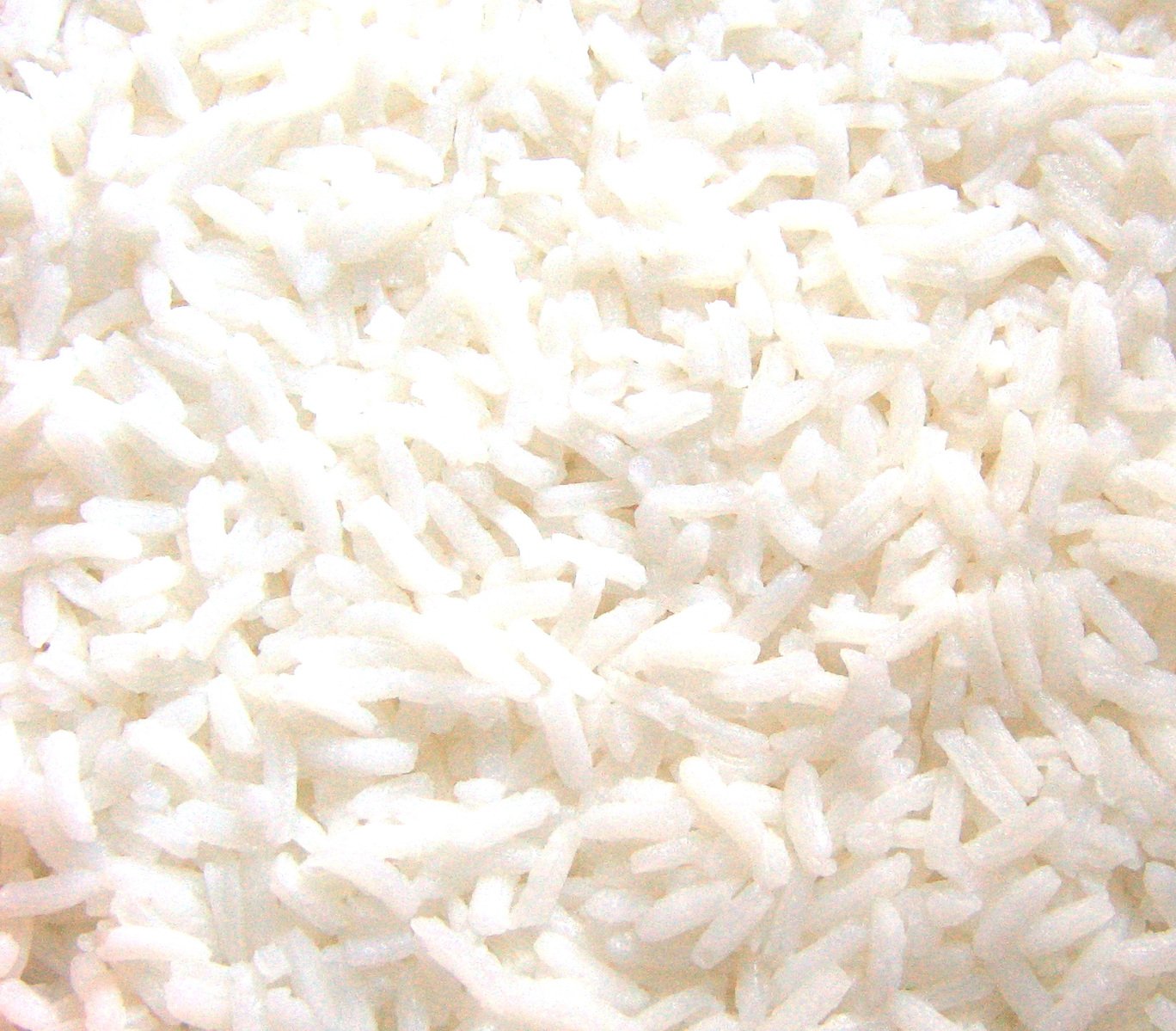 close up s of white rice on table