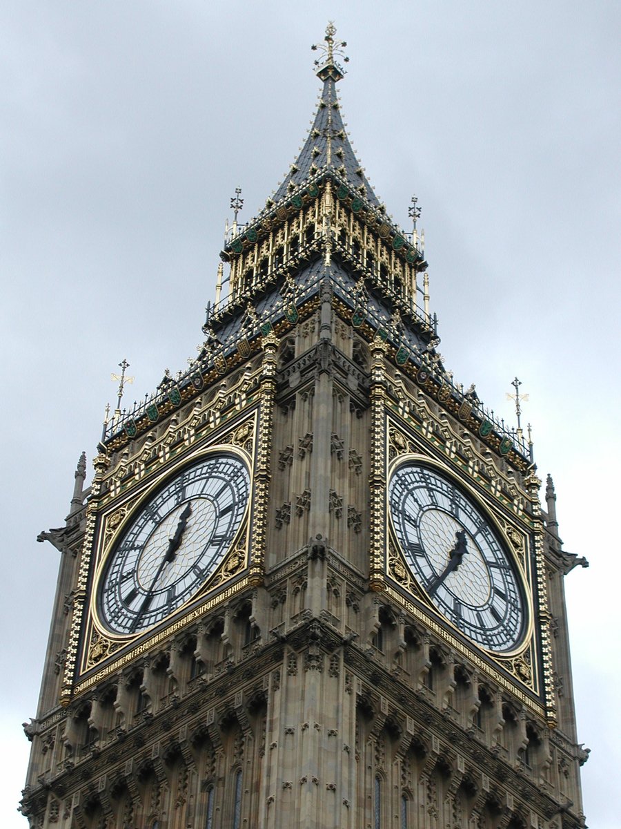 the big ben tower towering over the city of london