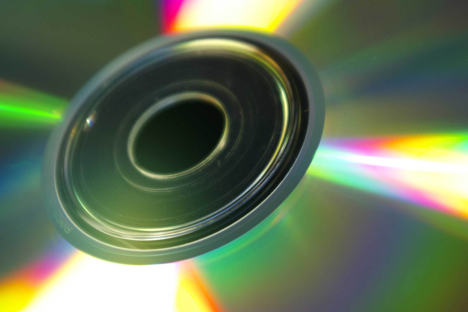 this is an image of a colorful cd