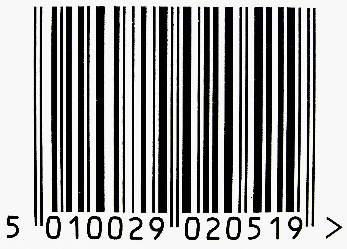 a barcode code that reads'get out '