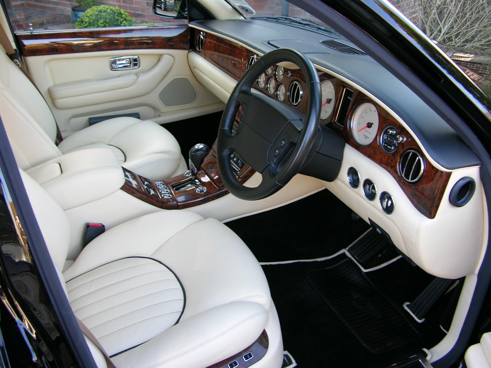 a view from the driver's side of a luxury vehicle