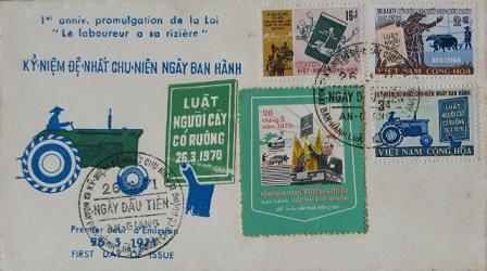 an old envelope with various images and numbers