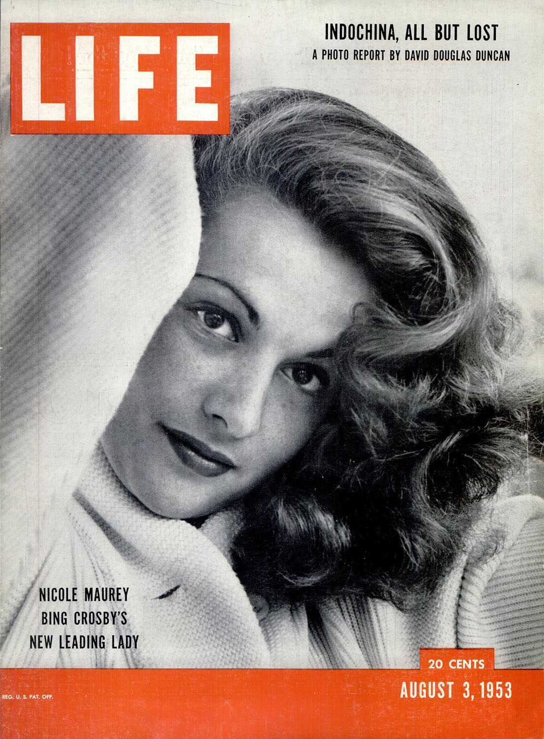 a life magazine cover with a woman's face