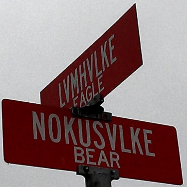 the street sign says noksvilke bear