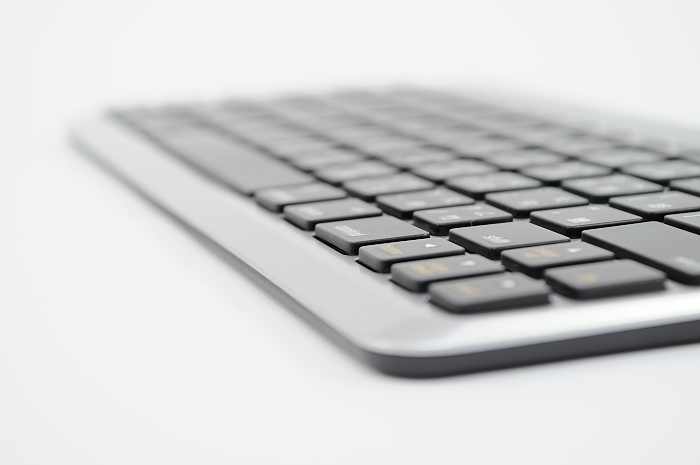 a closeup image of a computer keyboard
