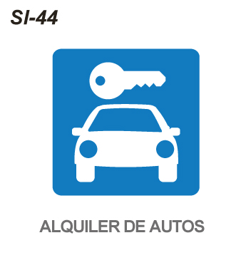 a car with a key on the top of it is shown in spanish