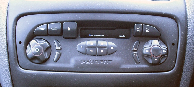 a closeup of the controls in a vehicle