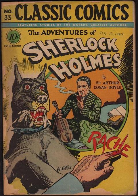 an old comic book with two men on it
